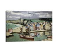 Bernard Buffet Posters Bernard Buffet Prints《Boat》 Decorative Painting Canvas Wall Art Living Room Bedroom 20x30inch(50x75cm)