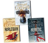 Bernard Cornwell Grail Quest 3 books Pack Set Collection (Vagabond, Harlequin, Heretic) (Bernard Cornwell Grail Quest)