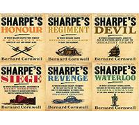 Bernard Cornwell Richard Sharpe Series 16 to 21, 6 Books Set - Revenge, Regiment, Waterloo, Siege, Devil, Honour