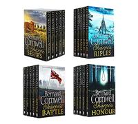 Bernard Cornwell Sharpe's War Battle Collection 16 Books Set Pack RRP £111.84 (Waterloo, Siege, Regiment, Company, Battle, Fury, Escape, Gold, Eagle, Havoc, Rifles, Prey, Trafalgar, Fortress, Triumph, Tiger) (Sharpe's War Battle Collection)