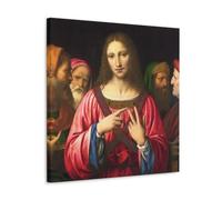Bernardino Luini Christ Among The Doctors Classic Masterpiece Poster Canvas Art And Wall Art Picture Print Modern Family Bedroom Decors 20x20inch(50x50cm)