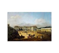 Bernárdo Bellotto Schönbrunn-Palace Viewed from The Front Side Wall Art Posters Picture Print Canvas Wall Paint Arts Decor Modern Home Artworks Idea 12x18inch(30x45cm)
