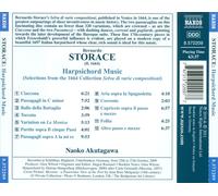 BERNARDO STORACE: HARPSICHORD MUSIC NEW CD