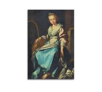 Bérnardo Strozzi Great Works of Art St Cecilia Poster Wall Art Bedroom Prints Home Decor Hanging Picture Canvas 12x18inch(30x45cm)