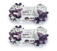 Bernat Alize Blanket, 100% Polyester, Thistle, 2 Pack
