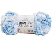 Bernat Alize Blanket-EZ 180g - White & Blue