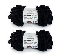 Bernat Alize Blanket Yarn, 2 Pack, Black 2