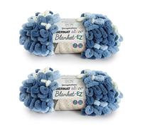Bernat Alize Blanket Yarn, 2 Pack, Denim Blues