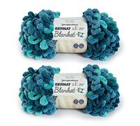 Bernat Alize Blanket Yarn, 2 Pack, Seaport Teals
