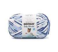 Bernat Baby Blanket BB Blue Dreams Yarn - 1 Pack of 10.5oz/300g - Polyester - #6 Super Bulky - 220 Yards - Knitting/Crochet