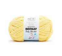 Bernat Baby Blanket BB Buttercup Yarn - 1 Pack of 10.5oz/300g - Polyester - #6 Super Bulky - 220 Yards - Knitting/Crochet