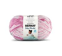 Bernat Baby Blanket BB Pink Dreams Yarn - 1 Pack of 10.5oz/300g - Polyester - #6 Super Bulky - 220 Yards - Knitting/Crochet