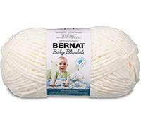 Bernat Baby Blanket BB Vanilla Yarn - 1 Pack of 10.5oz/300g - Polyester - #6 Super Bulky - 220 Yards - Knitting/Crochet