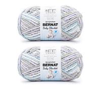 Bernat Baby Blanket Cloud Nine Yarn - 2 Pack of 300g/10.5oz - Polyester - 6 Super Bulky - 220 Yards - Knitting/Crochet