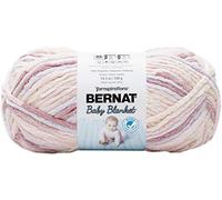 Bernat Baby Blanket, Raspberry Kisses, 300g