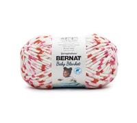 Bernat Baby Blanket Strawberry DOT Yarn - 1 Pack of 300g/10.5 oz - 100% Polyester - #6 Super Bulky - 220 Yards - Knitting/Crochet