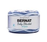 Bernat Baby Blanket Stripes - 300G- Stonewash