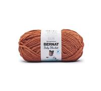 Bernat Baby Blanket Terracotta Yarn - 1 Pack of 300g/10.5 oz - 100% Polyester - #6 Super Bulky - 220 Yards - Knitting/Crochet