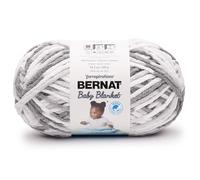 Bernat Baby Blanket Yarn, Polyester, Dapple Gray, 300g