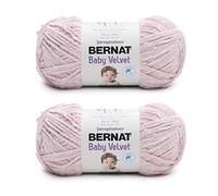 Bernat Baby Velvet Potpourri Yarn - 2 Pack of 300g/10.5oz - Polyester - 4 Medium (Worsted) - 492 Yards - Knitting/Crochet, Oats