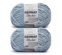 Bernat Blanket - 2 Pack of 220 Yards/10.5 oz Celestial Blue 100% Polyester Yarn