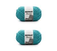 Bernat Blanket Aquatic Yarn - 2 Pack of 300g/10.5oz - Polyester - 6 Super Bulky - 220 Yards - Knitting/Crochet