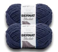 Bernat Blanket BB Twilight Yarn - 2 Pack of 300g/10.5 oz - 100% Polyester - #6 Super Bulky - 220 Yards - Knitting/Crochet
