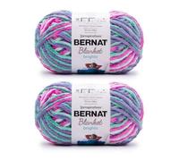 Bernat Blanket Brights 300g Unicorn Brights Yarn - 2 Pack of 300g/10.5oz - Polyester - 6 Super Bulky - Knitting/Crochet