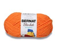 BERNAT Blanket Brights Big Ball Yarn-Carrot Orange, Fibre: 100% Polyester, 300G