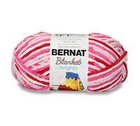 BERNAT" Blanket Brights Big Ball Yarn, Fibre: 100% Polyester, Raspberry Ribbon VARG, 300G