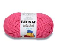 BERNAT Blanket Brights Big Ball Yarn-Pixie Pink, Fibre: 100% Polyester, 300G