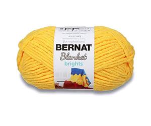 Bernat Blanket Brights Fabric, School Bus Yellow