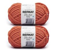 Bernat Blanket Extra - 2 Pack of 97 Yards/10.5 oz Orange Leaf 100% Polyester Yarn