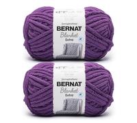 Bernat Blanket Extra - 2 Pack of 97 Yards/10.5 oz Pow Purple 100% Polyester Yarn