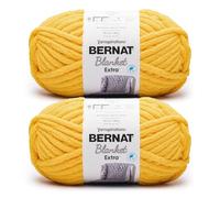 Bernat Blanket Extra - 2 Pack of 97 Yards/10.5 oz School Bus Yellow 100% Polyester Yarn