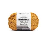 Bernat Blanket Extra Thick Gold Yarn-1 Pack of 600g/21oz-Polyester-7 Jumbo-Knitting/Crochet