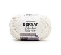 Bernat Blanket Extra Thick Vintage White Yarn-1 Pack of 600g/21oz-Polyester-7 Jumbo-Knitting/Crochet