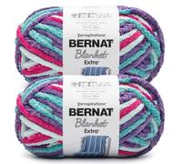 Bernat Blanket Extra Unicorn Brights Yarn - 2 Pack of 300g/10.5 oz - 100% Polyester - #7 Jumbo - 97 Yards - Knitting/Crochet