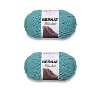 Bernat Blanket Light Teal Yarn - 2 Pack of 300g/10.5oz - Polyester - 6 Super Bulky - 220 Yards - Knitting/Crochet