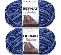 Bernat Blanket North Sea Yarn - 2 Pack of 300g/10.5oz - Polyester - 6 Super Bulky - 220 Yards - Knitting/Crochet