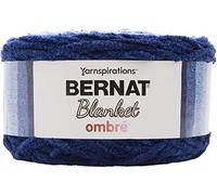Bernat Blanket, Polyester, Navy Ombre, 300g