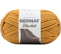 BERNAT Blanket, Polyester, Burnt Mustard, 300g