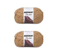 Bernat Blanket Sand Yarn - 2 Pack of 300g/10.5oz - Polyester - 6 Super Bulky - 220 Yards - Knitting/Crochet