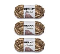 Bernat Blanket Sonoma Yarn - 3 Pack of 150g/5.3oz - Polyester - 6 Super Bulky - 108 Yards - Knitting, Crocheting, Crafts & Amigurumi, Chunky Chenille Yarn