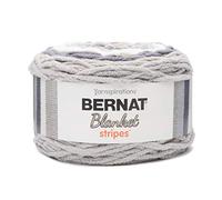 Bernat Blanket Stripes Yarn-300G- Grey Matters