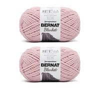 Bernat Blanket Tan Pink Yarn - 2 Pack of 300g/10.5oz - Polyester - 6 Super Bulky - 220 Yards - Knitting/Crochet