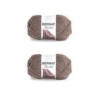 Bernat Blanket Taupe Yarn - 2 Pack of 300g/10.5oz - Polyester - 6 Super Bulky - 220 Yards - Knitting/Crochet
