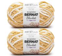 Bernat Blanket Tie Dye-ish Golden Rays Pack of 10.5oz/300g-Polyester-6 Super Bulky-220 Yards-Knitting/Crochet Yarn, 2