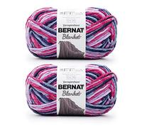 Bernat Blanket Tourmaline Yarn - 2 Pack of 300g/10.5oz - Polyester - 6 Super Bulky - 220 Yards - Knitting/Crochet