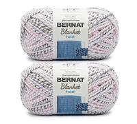Bernat Blanket Twist Lilac Grove Yarn - 2 Pack of 300g/10.5oz - Polyester - 6 Super Bulky - 220 Yards - Knitting/Crochet